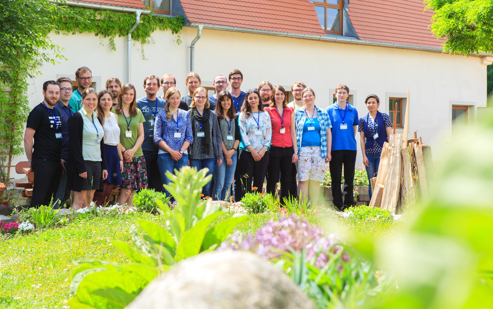 Group photo of the PhD kick off participants