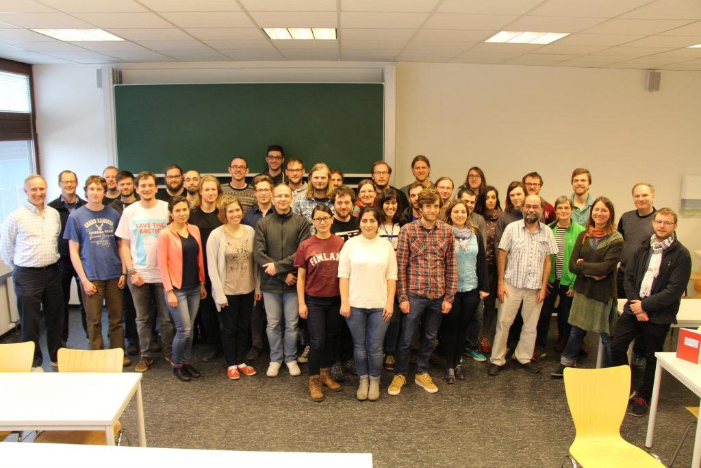 Group photo of (AC)³ members during the (AC)³ science conference