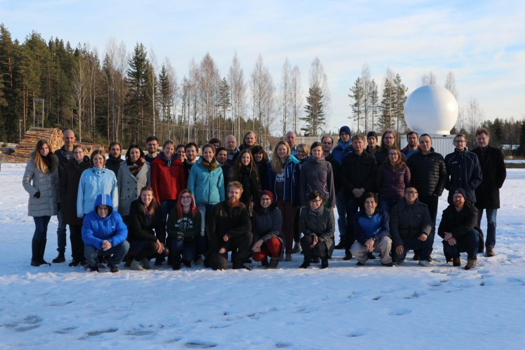 Group photo of the winter school participants