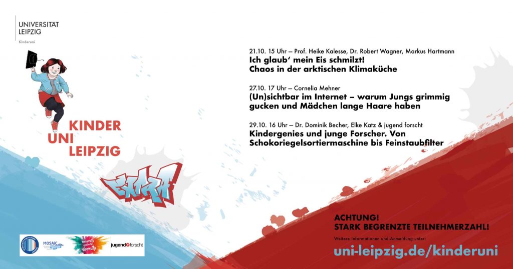 Poster for the Kinder Uni Leipzig
