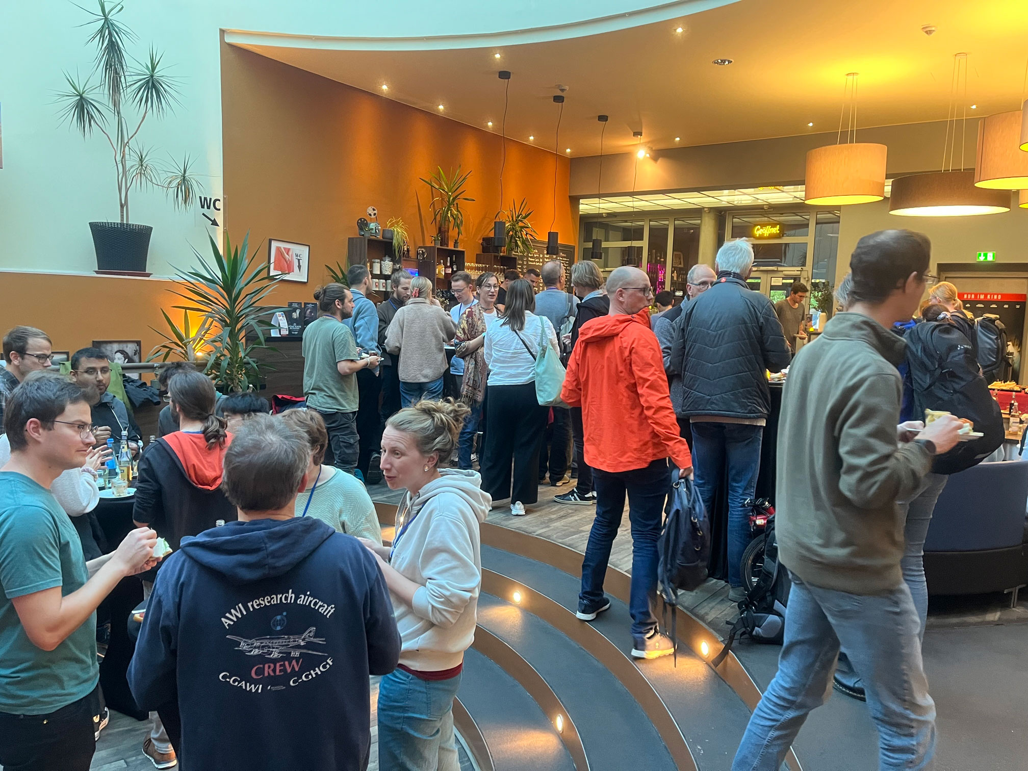 Gathering during the EOB movie event