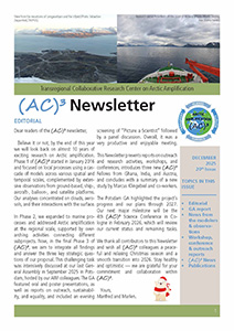Cover of the winter 2025 (AC)³ newsletter
