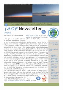 Cover of the winter 2024 (AC)³ newsletter