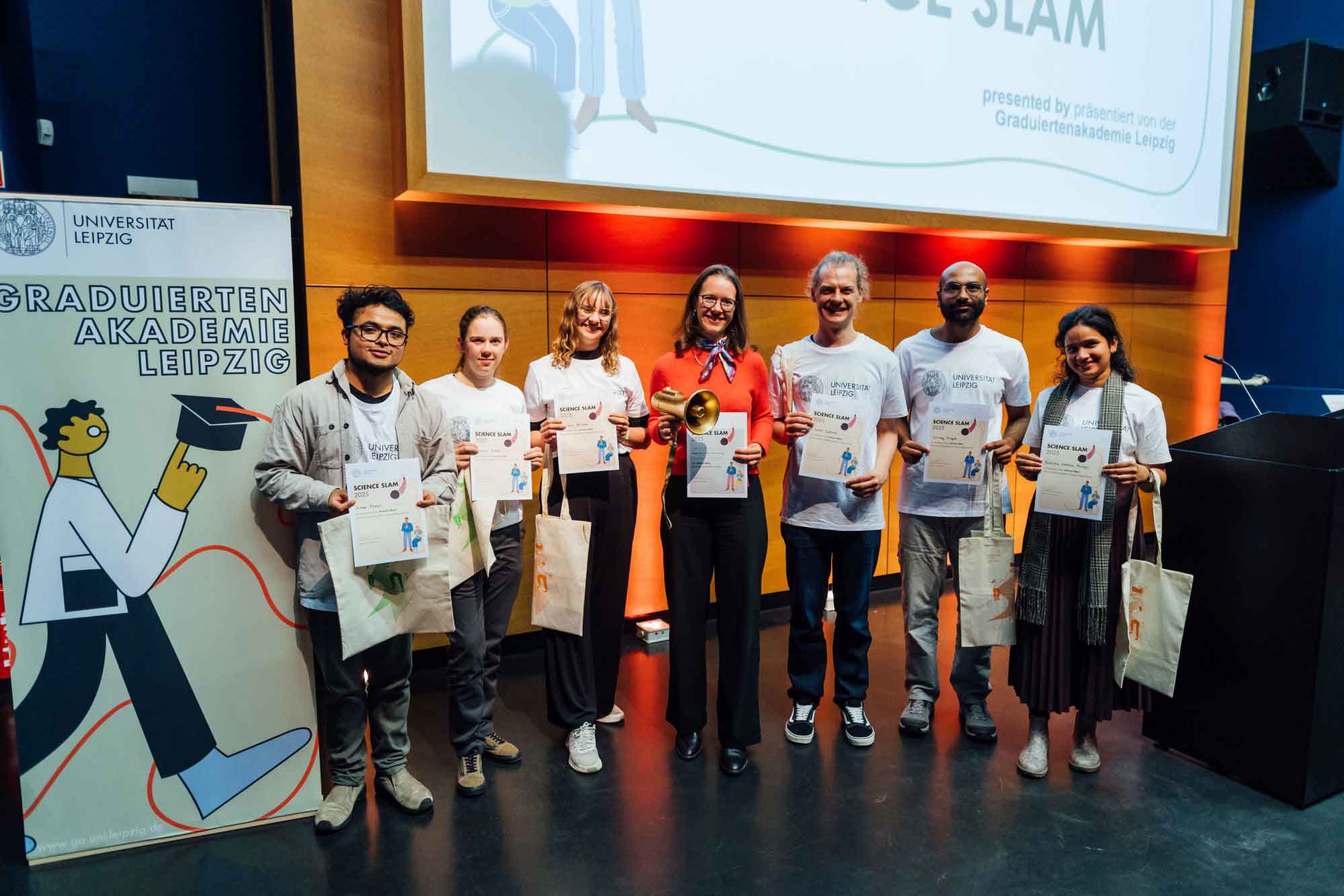 Participants of the science slam